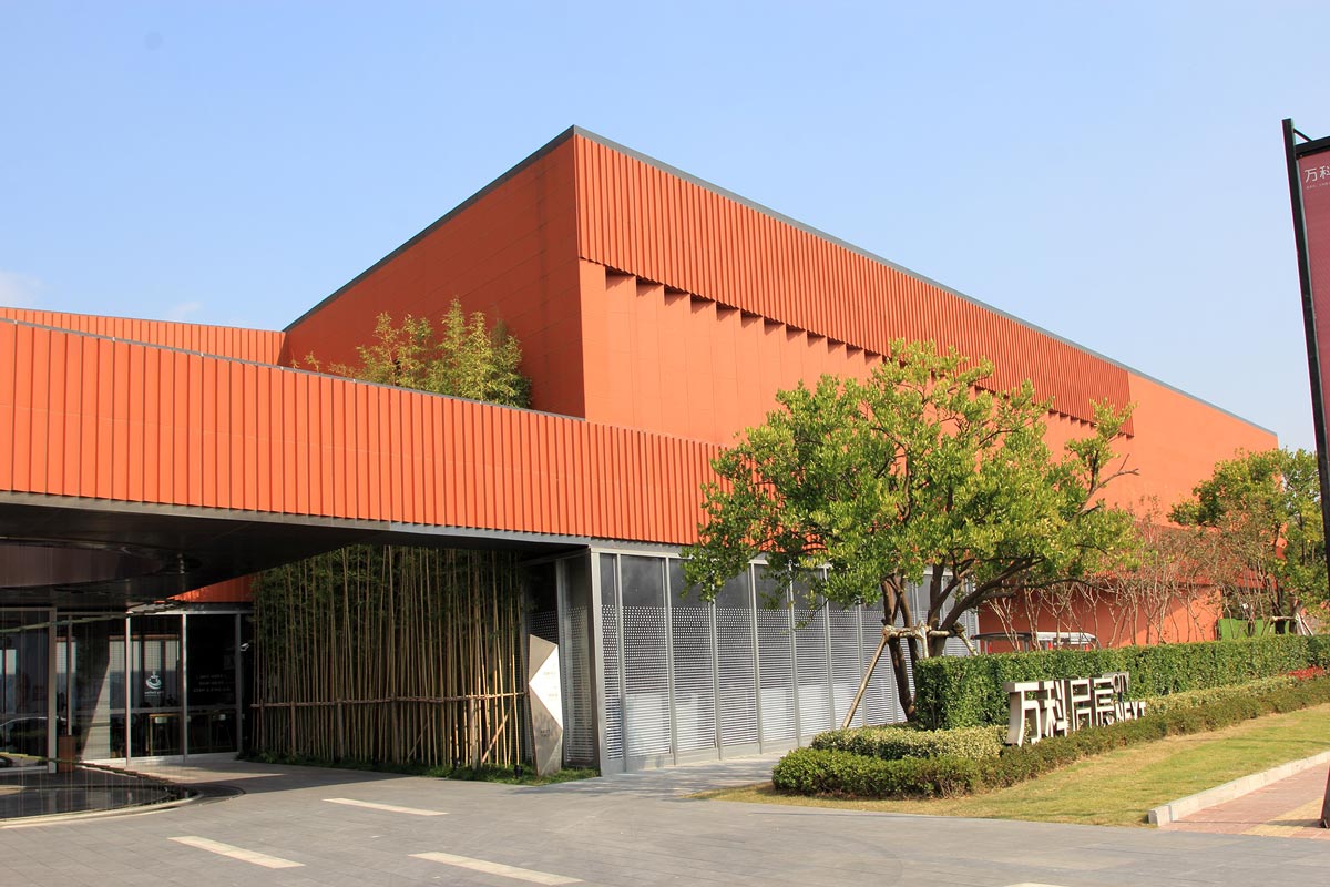 红色陶土格栅